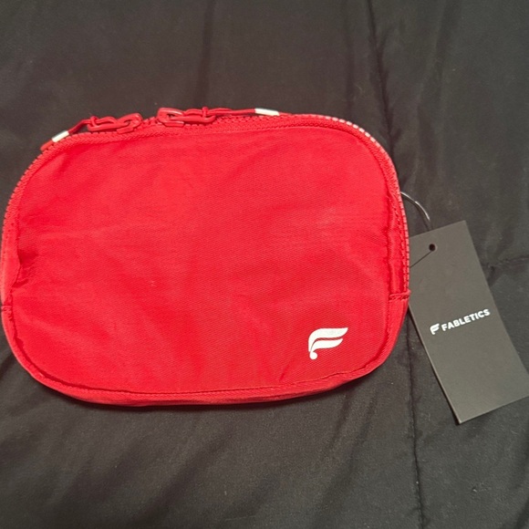 Fabletics Accessories - Fabletics Red Zip Travel Pouch Bag | New With Tags